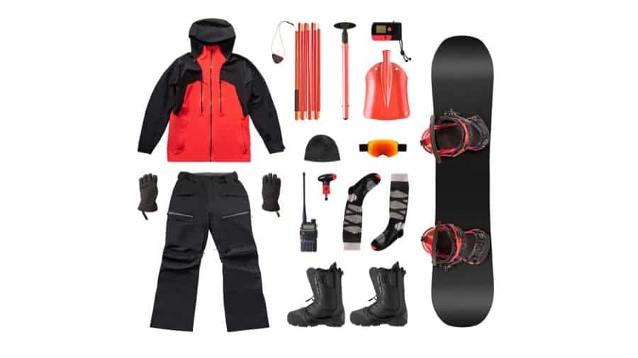 Snowboard survival gear