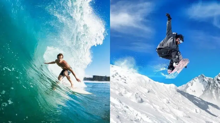 Are Snowboarding And Surfing Similar 